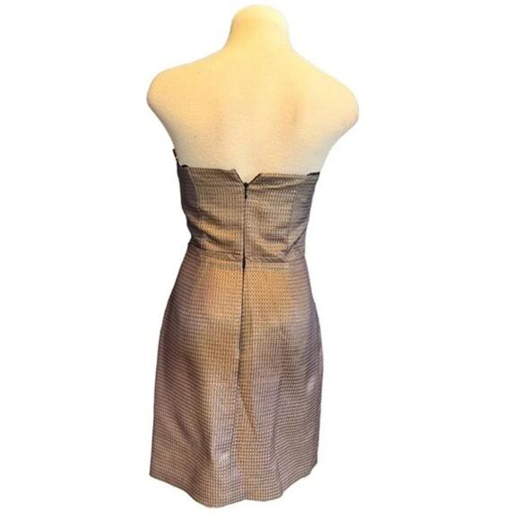 Max &‎ Cleo Straples Dress Metallic Size 4 - Picture 3 of 7